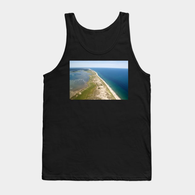 Nauset Beach Aerial Photo (Orleans, Cape Cod) Tank Top by Christopher Seufert Photography